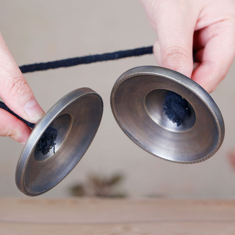 Nepal Tibetan Tingsha Cymbals Bronze Chime Bell