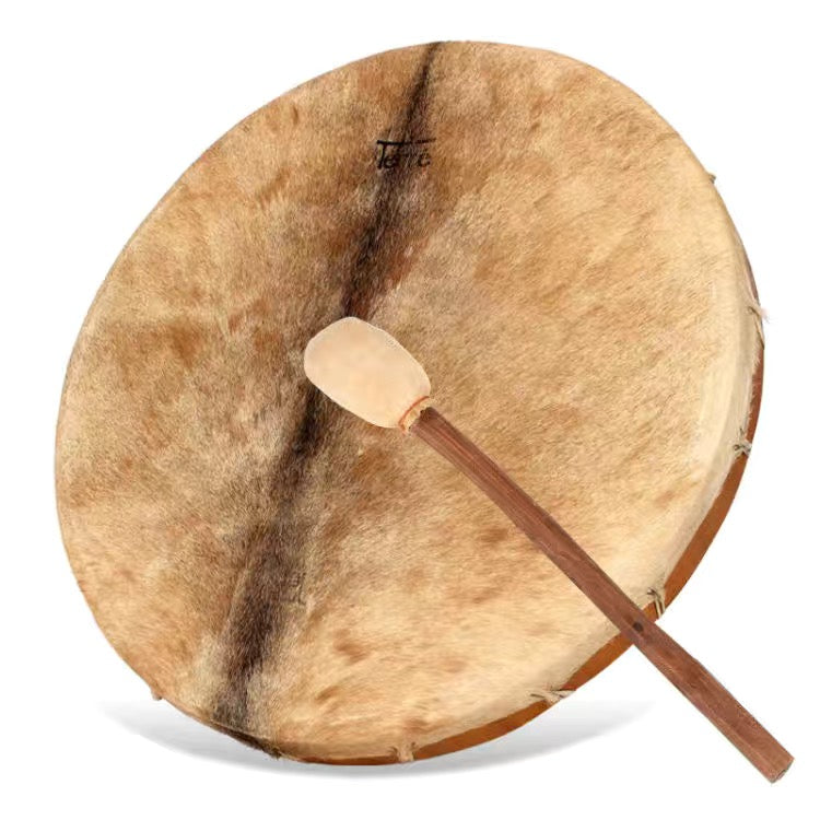 16 inch Terre Shaman Drum Cow Skin(long hair)