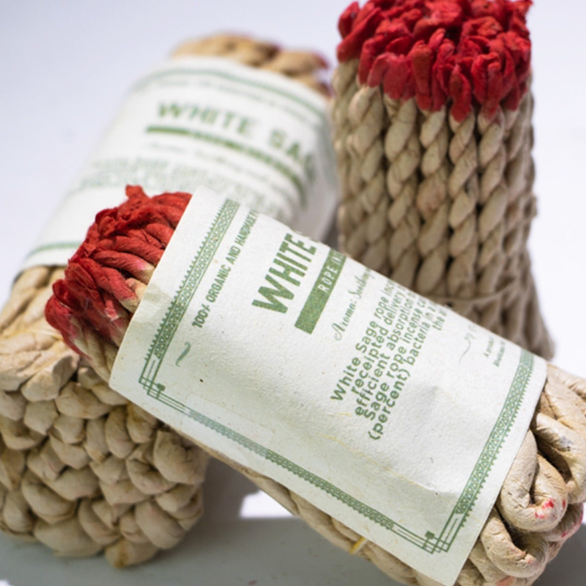 White Sage Rope Incense for Relaxation and Calmness