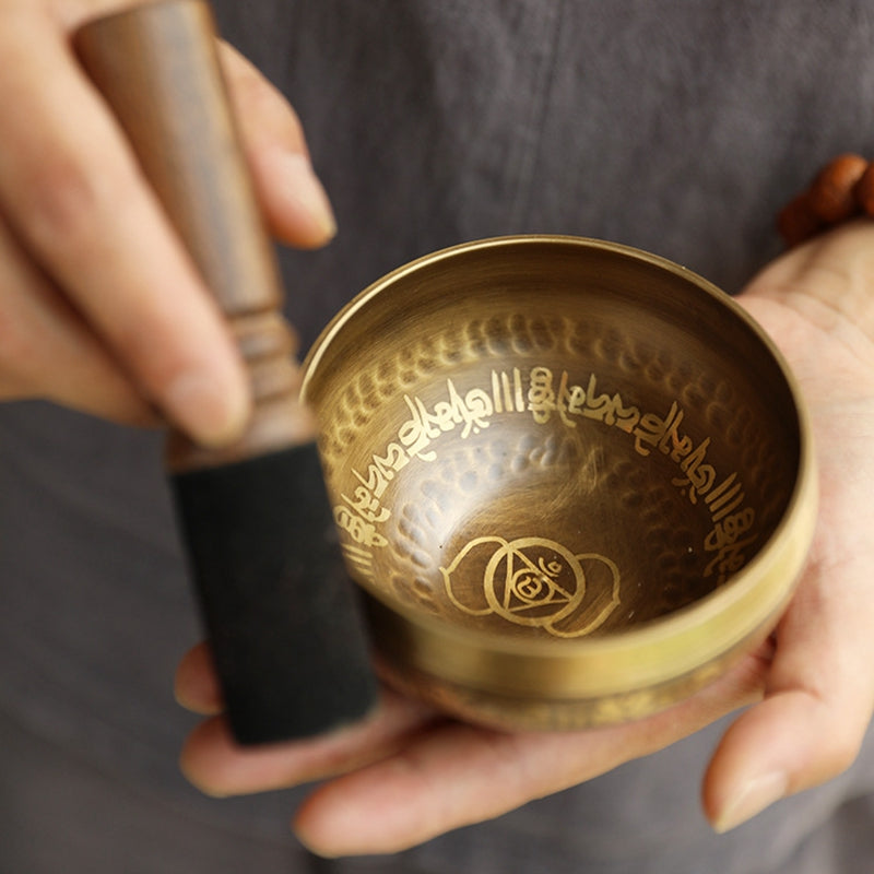 Chakras Buddhist Tibetan Singing Bowl 10cm