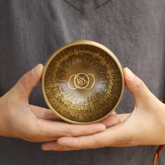 Chakras Buddhist Tibetan Singing Bowl 10cm