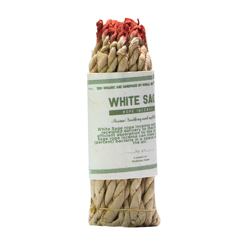 White Sage Rope Incense for Relaxation and Calmness