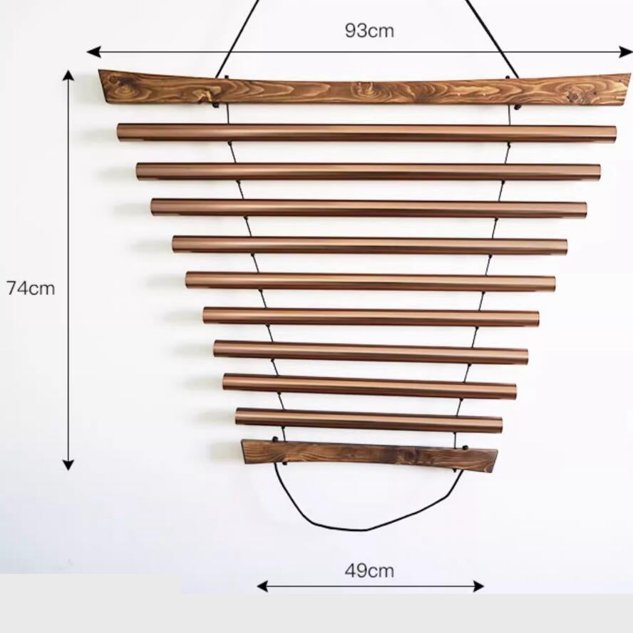 Giant 9 Bar Energy Meditation Flow Chime for Sound Bath